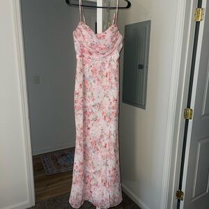 Birdy Grey, floral bridesmaid dress